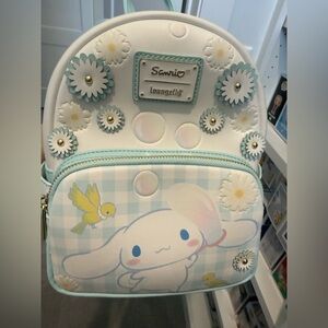 Cinnamoroll Floral Loungefly Mini Backpack